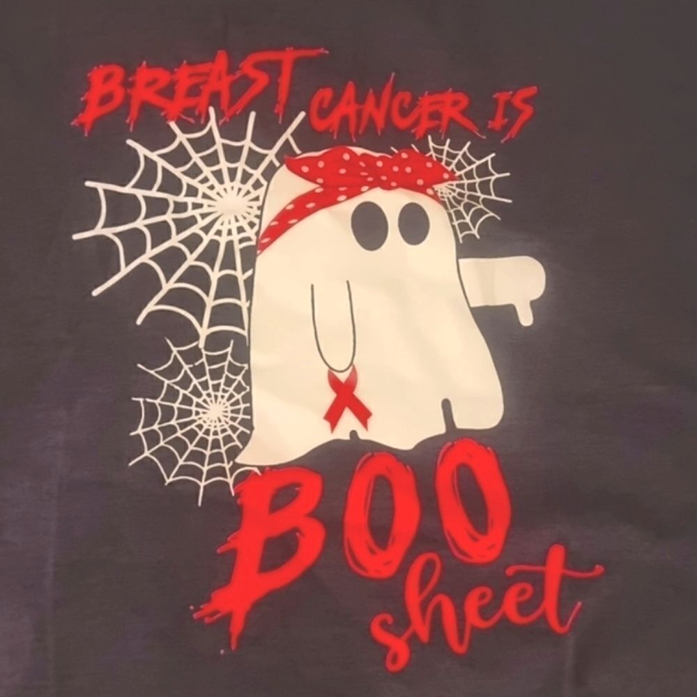 New BREAST CANCER graphic Tshirt